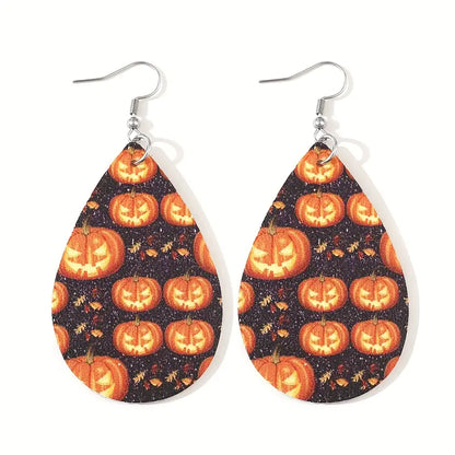 Gothic Teardrop Dangle Earrings