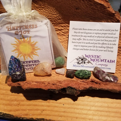 Crystal Intention Pouch, Happiness and Joy