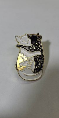 Enameled Pins - Collection of Black Cats