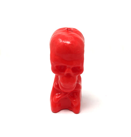 Shaped Candle, Skull Red