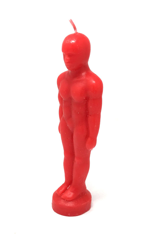Shaped Candle, Man Red