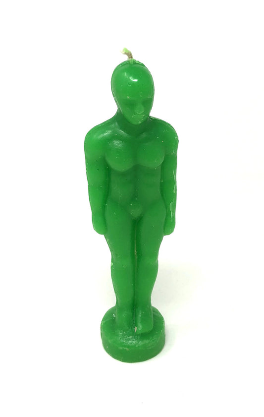Shaped Candle, Man Green
