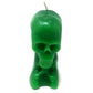 Shaped Candle, Skull Green