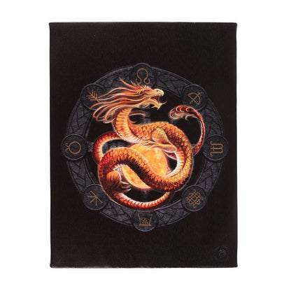 Frame Art - Seasons Dragon Canvas 7.5" X 0.5" X 9.8"