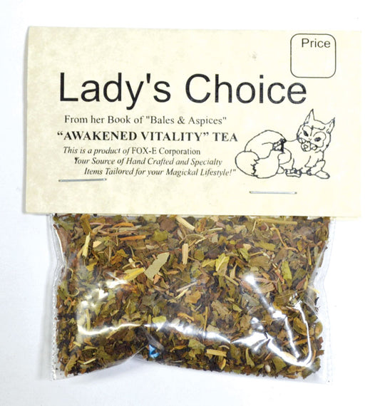 Lady's Choice - Awakened Vitality Herbal Tea (5+ cups) per package!