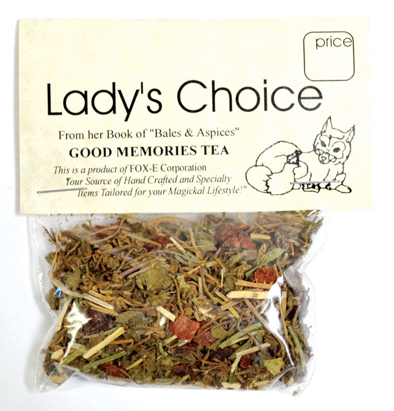 Lady's Choice - Good Memory Herbal Tea (5+ cups) per package!