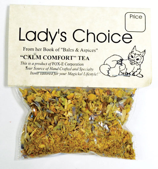 Lady's Choice - Calm Comfort Tea Herbal Tea (5+ cups) per package!
