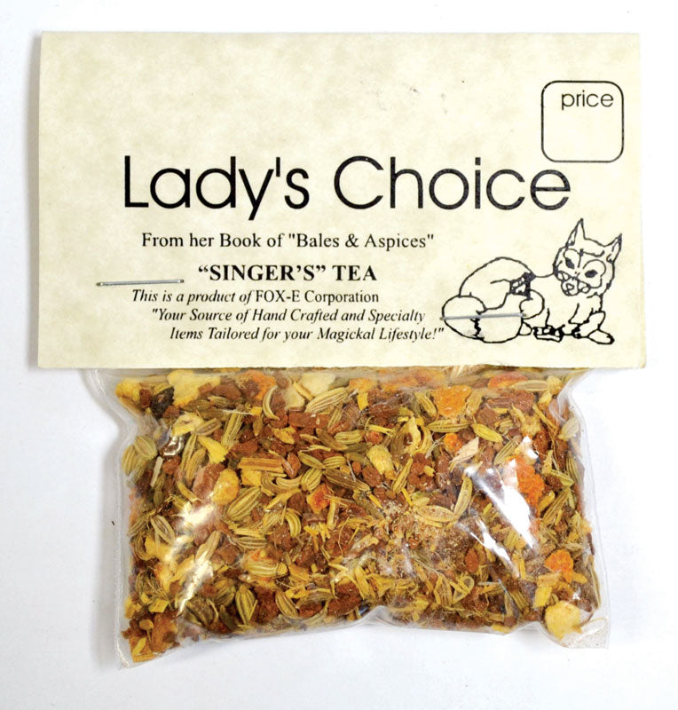 Lady's Choice - Singer's Tea Herbal Tea (5+ cups) per package!