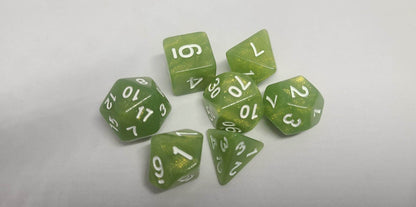 Dice Sets - Sparkle Mania - full set of 7 dice