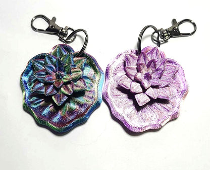 Flowery Key Rings