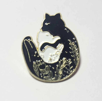 Enameled Pins - Collection of Black Cats