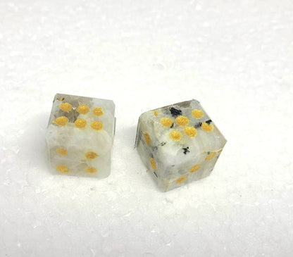 Single Six Sided Dice - Gemstones