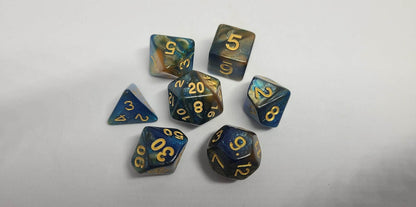 Dice Sets - Sparkle Mania - full set of 7 dice