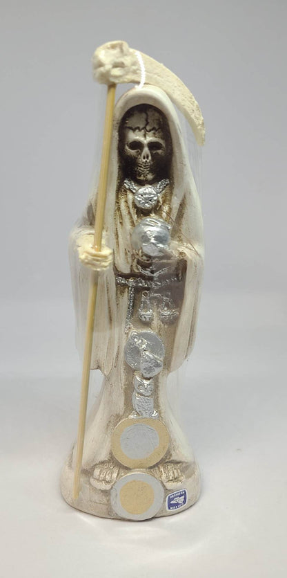 8" Santa Muerte Fixed Statue, Various