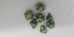 Dice Sets - Pearlescent Colors - full set of 7 dice