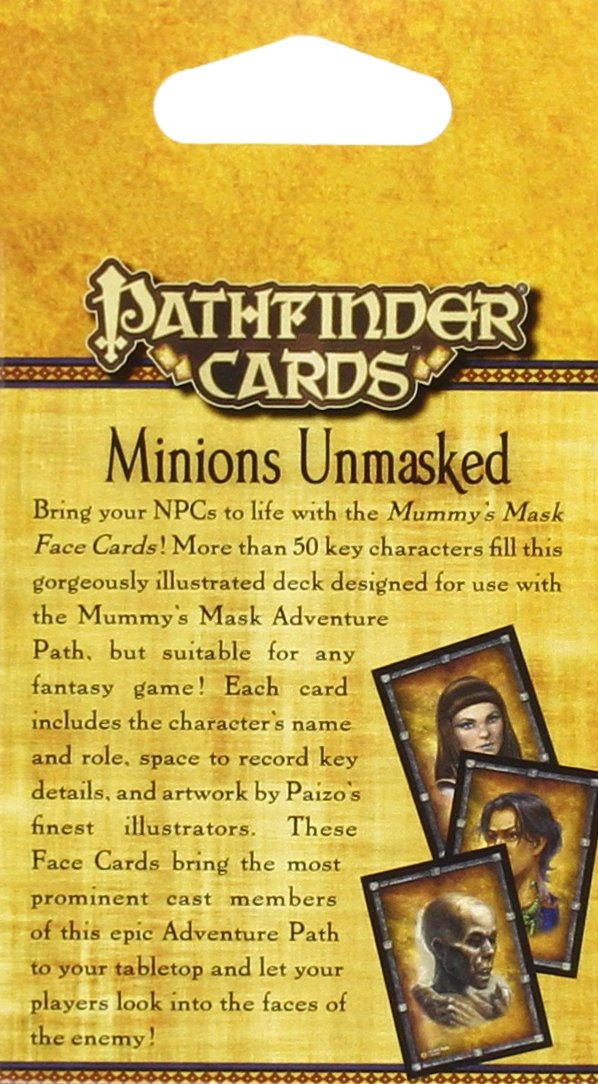 Pathfinder Cards: Mummy’s Mask Face Cards (2015)