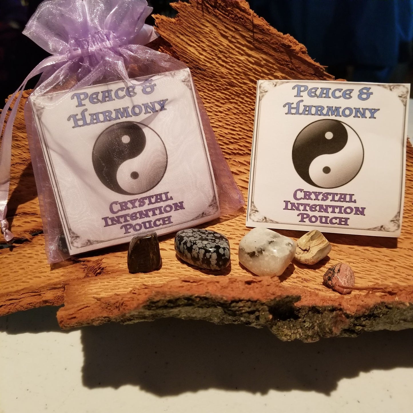 Crystal Intention Pouch, Peace & Harmony