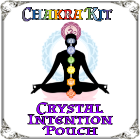 Crystal Intention Pouch, Chakra Kit - Great Healing Item
