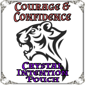 Crystal Intention Pouch, Courage & Confidence
