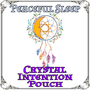Crystal Intention Pouch, Peaceful Sleep
