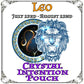 Crystal intention Pouch, Zodiac, Leo