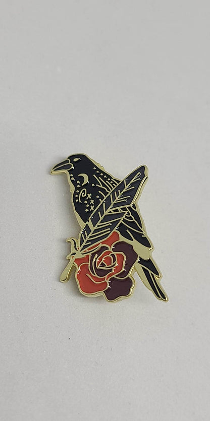 Enameled Pins - Raven Murders