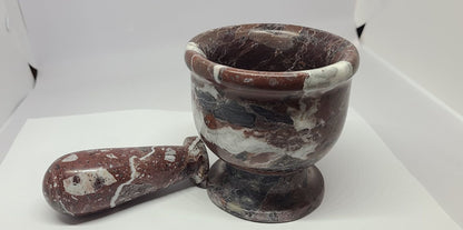 Mortar and Pestle, Red Zebra Jasper 4 inch