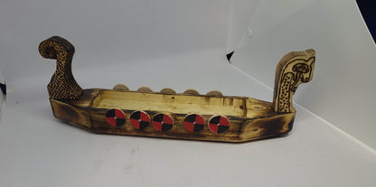 Viking Longboat Incense Burner