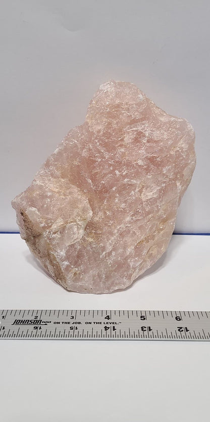 Specimen, Rose Quartz rough Large One of a kind