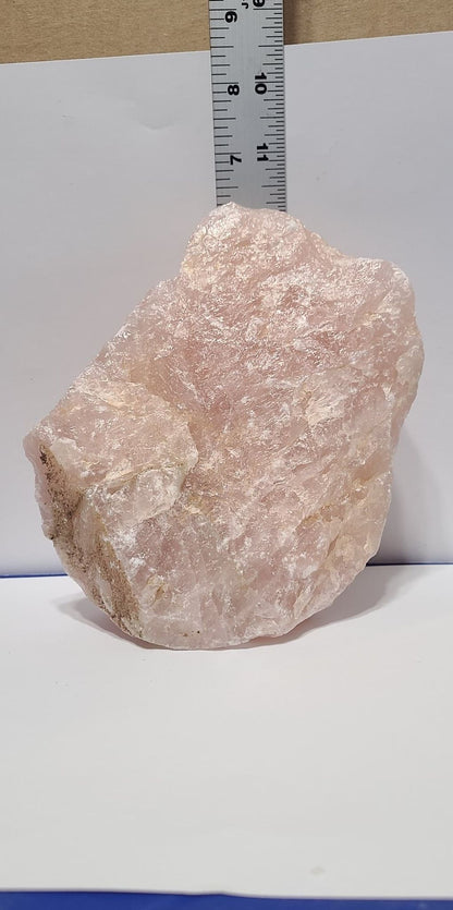 Specimen, Rose Quartz rough Large One of a kind