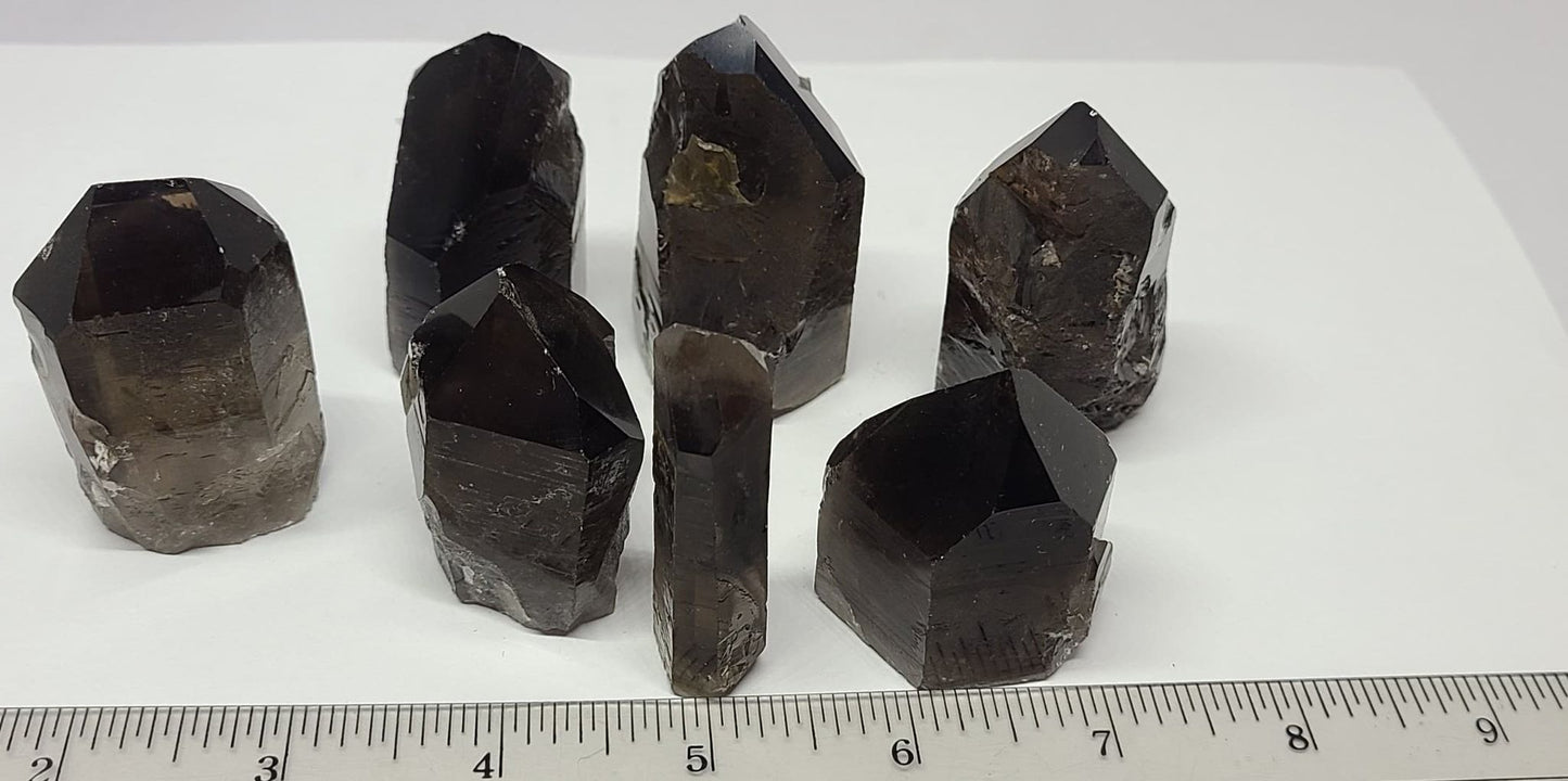 Specimen, Smokey Quartz towers ' Stone of Grounding'