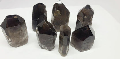 Specimen, Smokey Quartz towers ' Stone of Grounding'