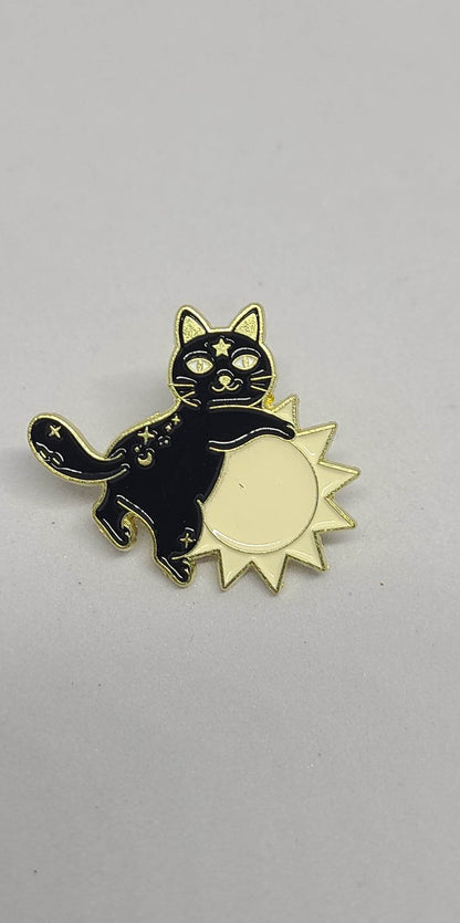 Enameled Pins - Collection of Black Cats