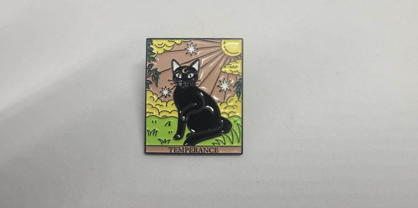 Enameled Pins - Tarot Cats