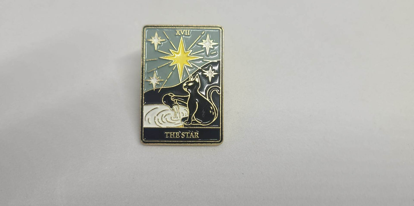 Enameled Pins - Tarot Cats