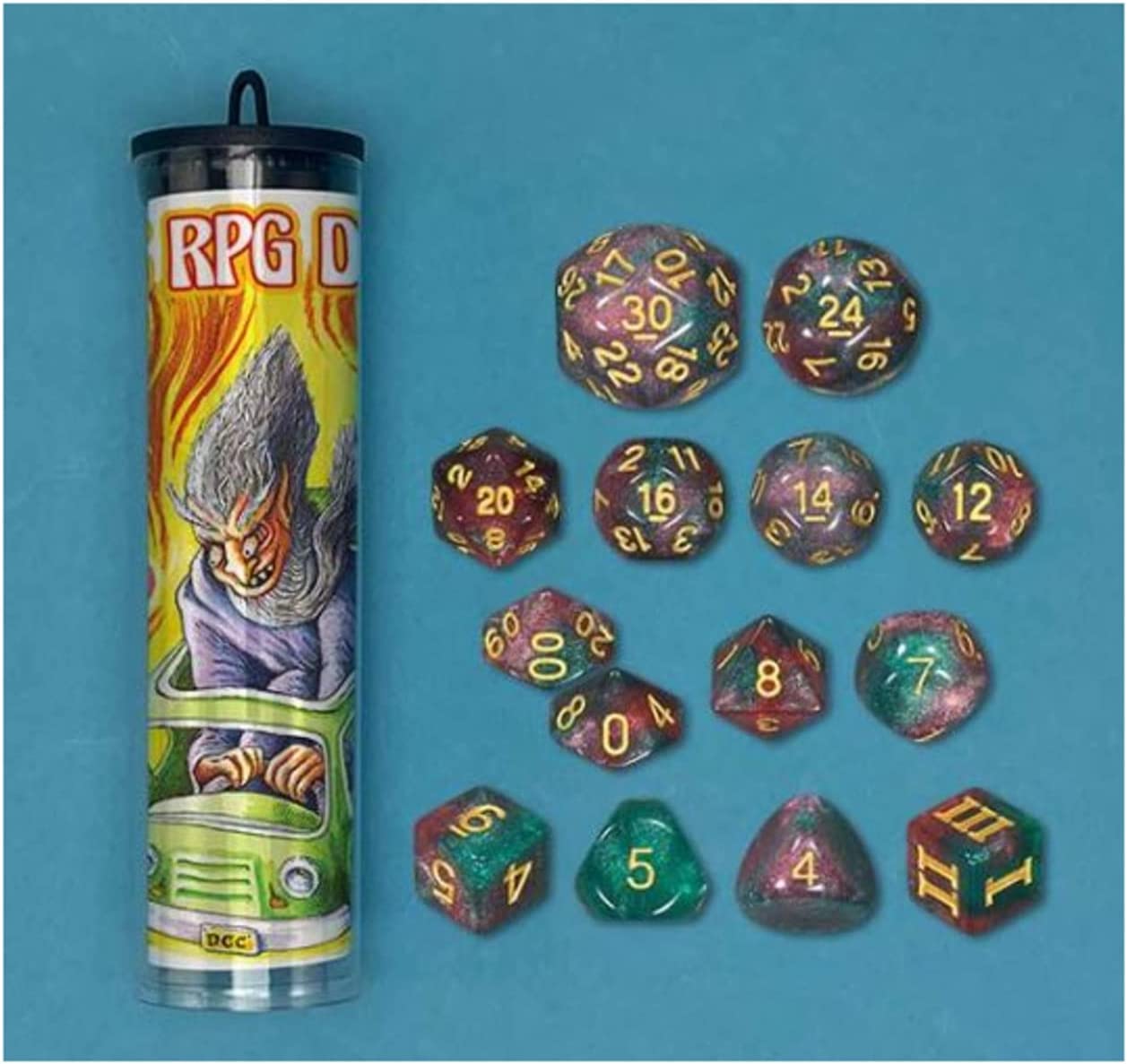 DCC RPG Dice 14 Piece Dice Sets