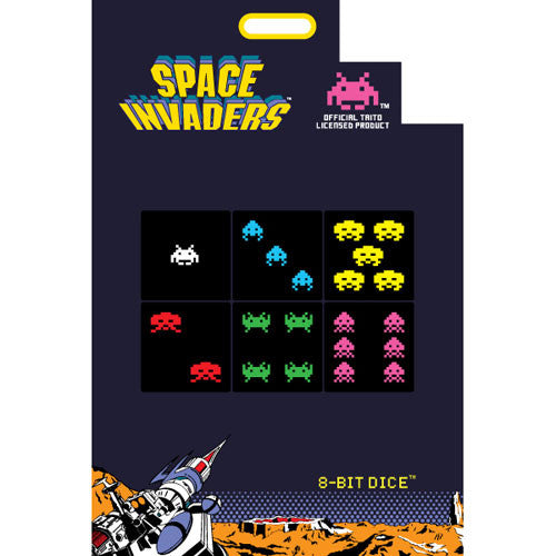 Turn One 8-Bit Dice: Space Invaders D6