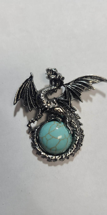 Necklace, Dragon on a Gemstone