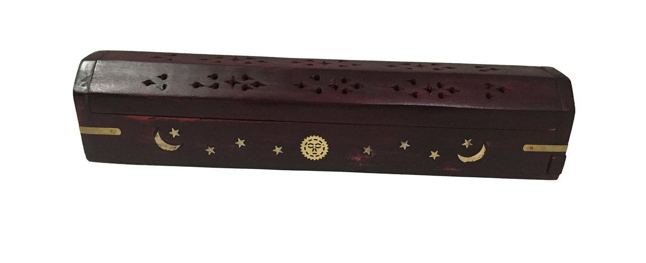 Burner, Colored Wood Burner / Coffin Box (Sticks and Cones)