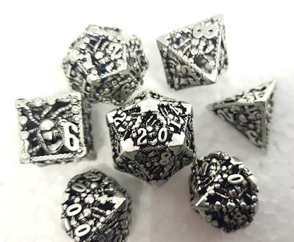 Dice Set - Metal Dragon and Beholder Dice