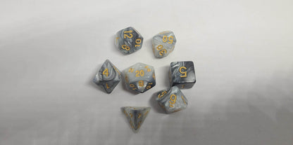 Dice Sets - Dual Colors - Full set of 7 dice