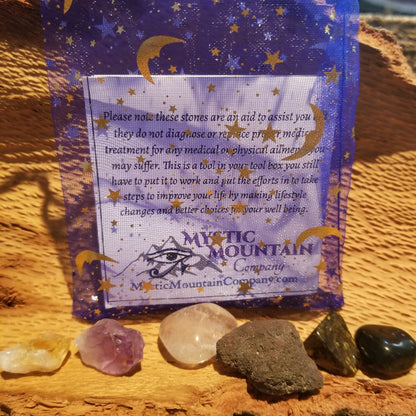 Crystal intention Pouch, Zodiac, Sagittarius