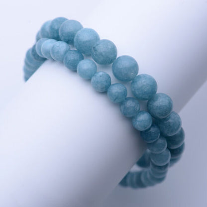 Gemstone Bracelets in 8mm round beads