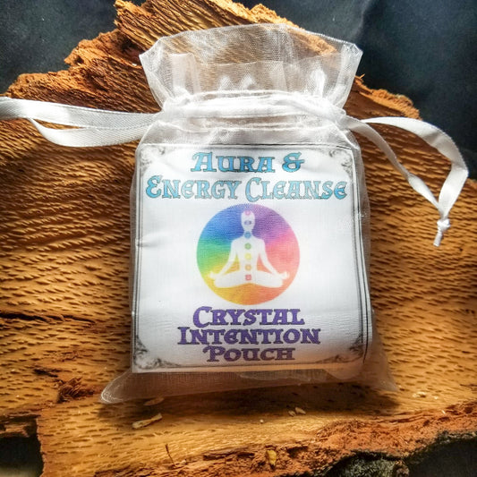 Crystal Intention Pouch, Aura and Energy Cleanse