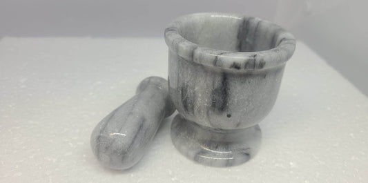 Mortar and Pestle, Badal Marble 2 1/2"