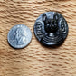 Egyptian Coin, Goddess Bastet, Black and Gold