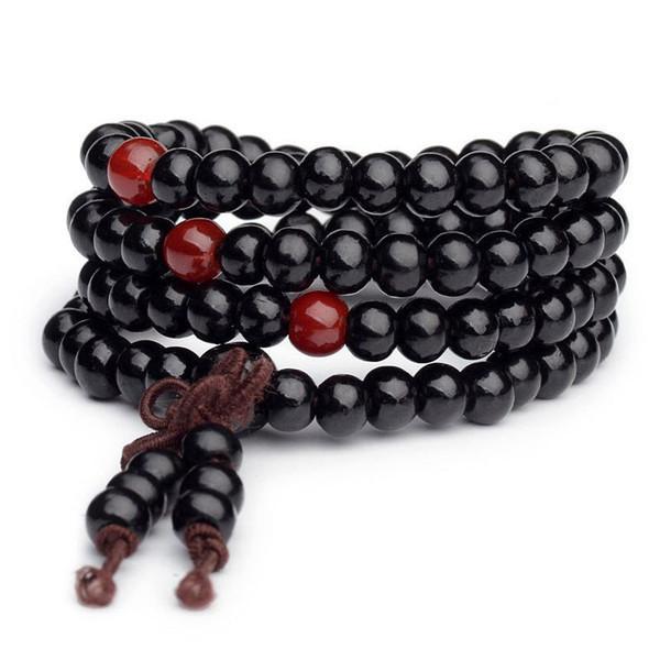 Sandalwood 108 Prayer Beads Mala Bracelet/Necklace