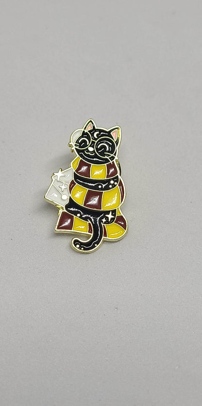 Enameled Pins - Collection of Black Cats