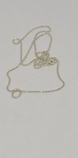 Sterling Silver Chain, Italian Silver DC Ball Style 16"