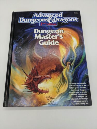 AD&D 2nd ed Dungeon Masters Guide Hardcover 1989